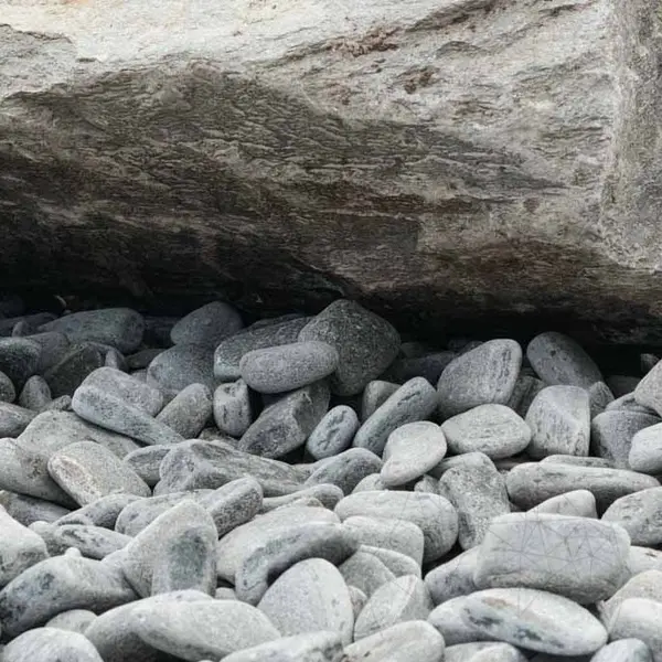 Pebbles Ardezie Kavala Fish Grey, 10-25 cm