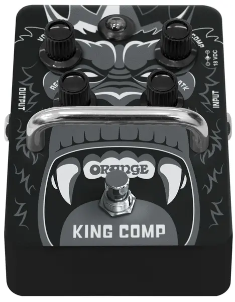 Pedal pentru efecte sonore Orange - King Comp, negru/alb