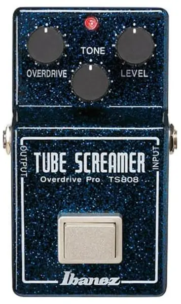 Pedală Overdrive Ibanez - Tube Screamer TS808 45th, albastru