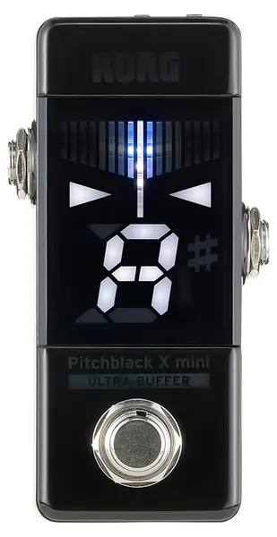 Pedală tuner Korg - Pitchblack X Mini, cromatic, cu Ultra Buffer