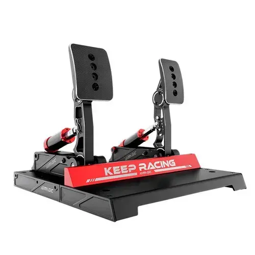 Pedale de competitie Simagic P1000-F, USB, Negru