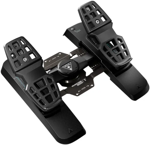 Pedale de control Turtle Beach - VelocityOne Rudder, Xbox, PC, negru