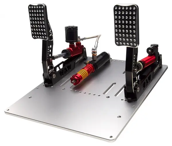Pedale Simagic - P2000-S100RF, 2 pedale, Crimson Edition (PC)