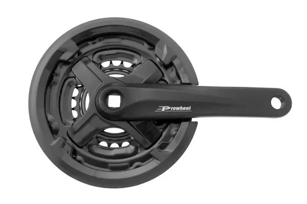Pedalier Prowheel MTB, ax patrat, 42 34 24T, aluminiu, 170mm