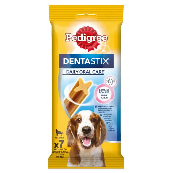 Pedigree DentaStix batoane dentare pentru caini de talie medie 180g