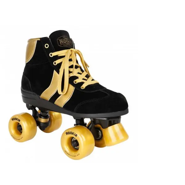 PEGAS Role PEGAS Rookie Authentic RKE-SKA-2152, marime 37, rulmenti de precizie ABEC 7, negru/auriu