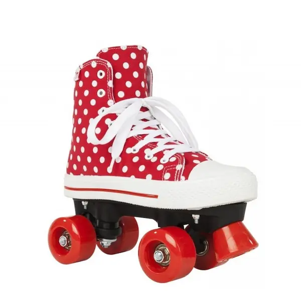 PEGAS Role Rookie Canvas High Polka Dots, 38 Rosu Alb