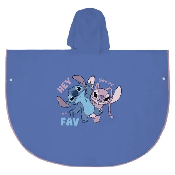 Pelerina pentu copii LiloStitch, pentru 5-6 ani, mov