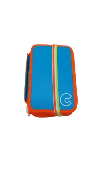 Penar CARIOCA Fluo, cu 3 fermoare, complet echipat (Albastru)