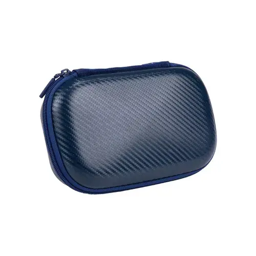 Penar cu fermoar ZIPIT Carbon Storage Box cu buzunar interior (Albastru)