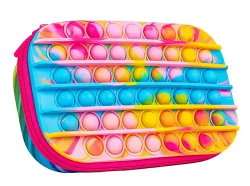 Penar cu fermoar ZIPIT ZIP & POP Storage Box Rainbow Glow (Multicolor)