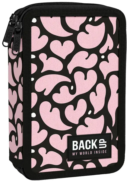 Penar cu instrumente BackUp DW - Hearts, cu 2 fermoare