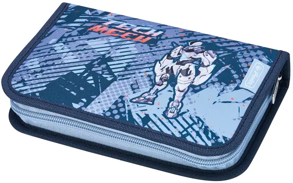 Penar cu rechizite Herlitz - Tech Mech, 2 aripi