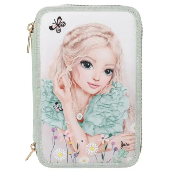 Penar cu trei compartimente echipat, Depesche, TopModel Summer Feeling Broderie