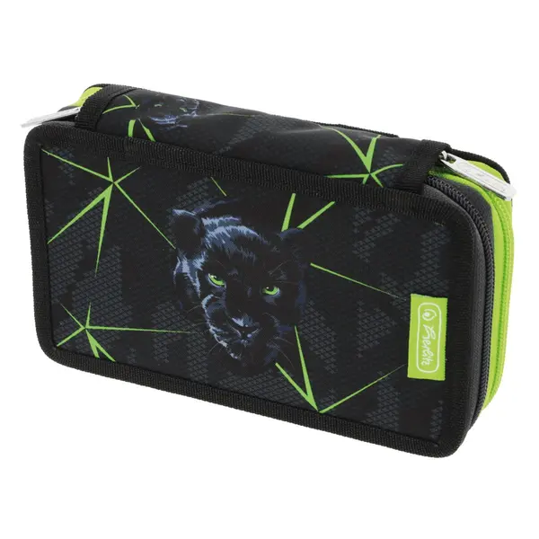 Penar echipat 2 fermoare, 23 piese, Herlitz Wild Life