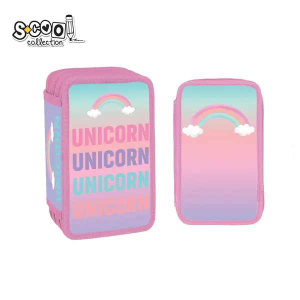 Penar echipat, 3 fermoare, 39 piese, Unicorn S-Cool