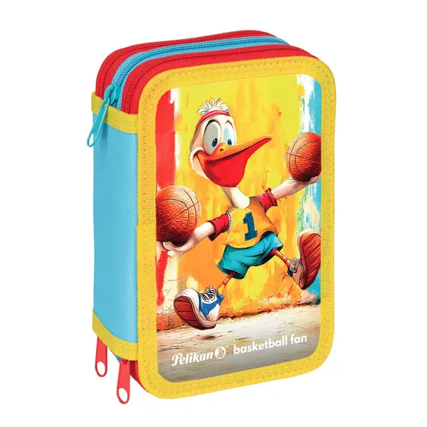 Penar echipat 3 fermoare, 43 piese, Pelikan, Mascotte