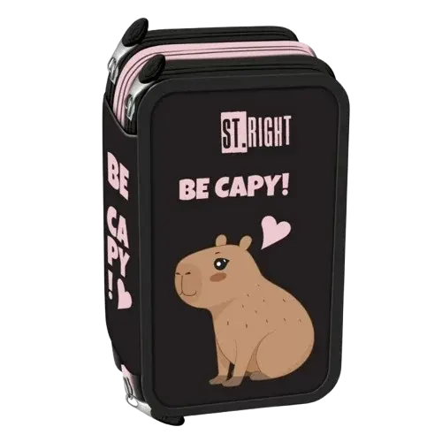 Penar echipat St.Majewski St. Right Be Capybara cu 3 compartimente