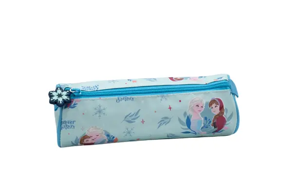 Penar etui 1 fermoar rotund 21x7x7 cm Frozen