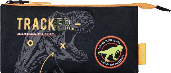 Penar Kstationery T-Rex - Dangerous Zone, cu 1 fermoar și 3 compartimente