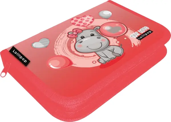 Penar Lizzy Card Lollipop Thiny Hippo - Cu 1 fermoar