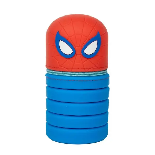 Penar neechipat Cerda 3D Spiderman, 1 compartiment, siliconic, extensibil, 6.5 x 19 x 6.5 cm