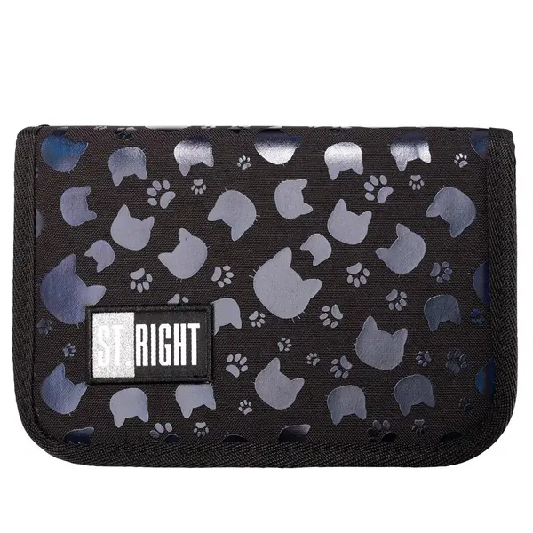 Penar neechipat cu 1 fermoar, 2 extensii, St Majewski, St.Right Black Cats, Negru