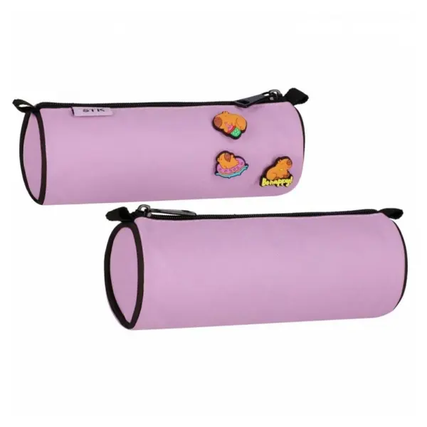 Penar neechipat Starpak Capybara Pins, 1 compartiment, cilindric, 21 x 10 x 7 cm