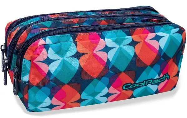 Penar scolar dreptunghiular Cool Pack Primus - Magic Leaves, cu 3 compartimente