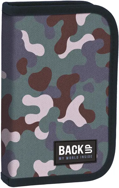 Penar școlar echipat Derform BackUp - Camouflage, 1 fermoar