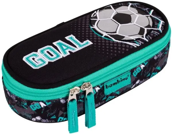 Penar școlar oval Bambino Premium Goal - Cu 1 fermoar
