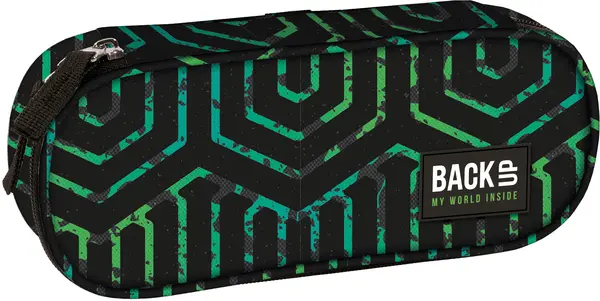 Penar școlar oval Derform BackUp - Antique Green