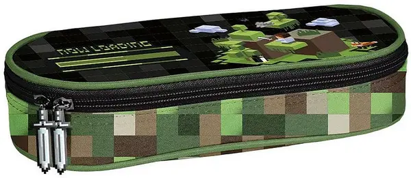 Penar școlar oval Paso Minecraft - 1 fermoar