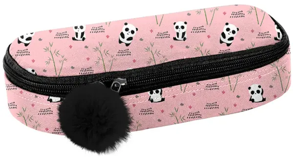 Penar școlar oval Paso Panda - Roz