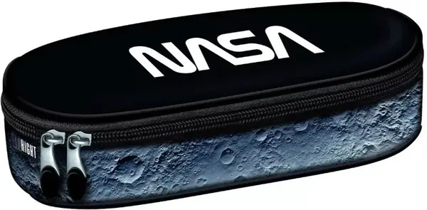 Penar școlar oval St. Right Moon Surface - Cu 1 fermoar