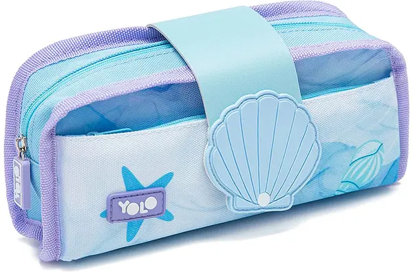 Penar școlar YOLO Flip - Ocean, 1 fermoar