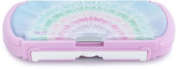 Penar școlar YOLO Rainbow Tie Dye - Cu tablă de scris