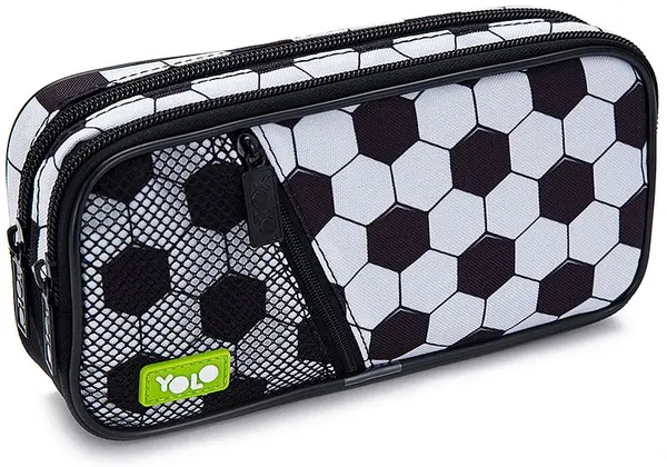 Penar școlar YOLO - Soccer Ball, 2 fermoare