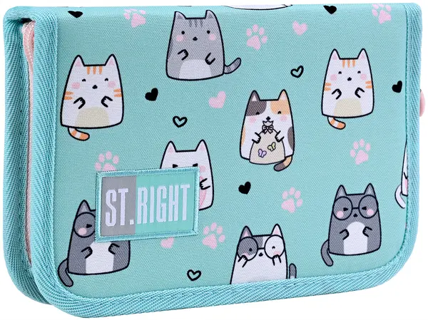Penar St. Right Charming Cats - Cu 1 fermoar si 2 aripi