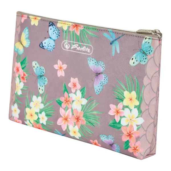 Penar tip etui, 1 fermoar, Herlitz Ladylike Butterflies