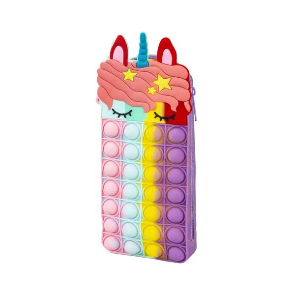 Penar tip etui, 1 fermoar, Pop-It Centrum Unicorn