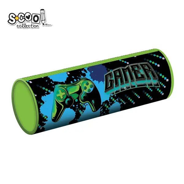 Penar tip etui, 1 fermoar, S-cool Gamer