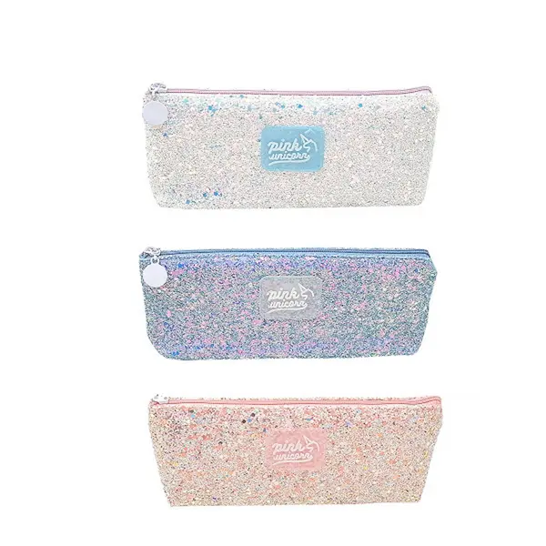 Penar tip etui, 1 fermoar, S-cool glitter