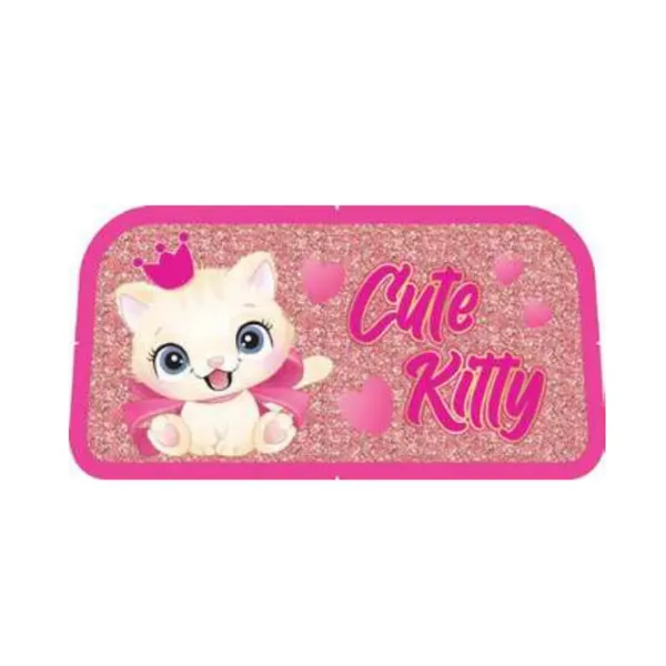 Penar tip etui, 1 fermoar, S-cool paiete Cute Kitty