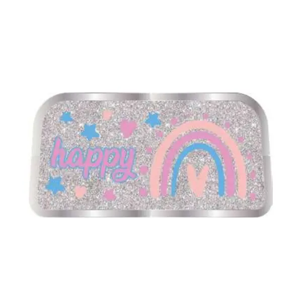 Penar tip etui, 1 fermoar, S-cool paiete Happiness