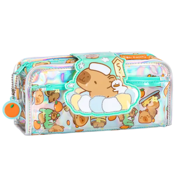 Penar tip etui Fun Time 2 in 1, 22x11x8cm, Capycapy, Tiger Family