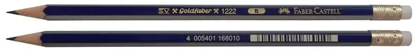Pencil Faber-Castell Goldfaber - B, with eraser