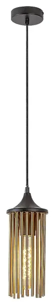 Pendel Rabalux - Roxas 72151, IP20, 230V, E27, 1 x 40W, negru mat