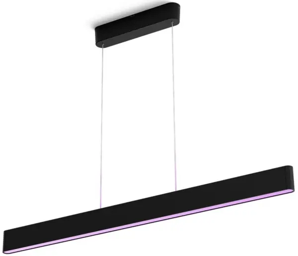 Pendul LED LED Philips - Hue Ensis, IP20, 79W, dimmer, negru