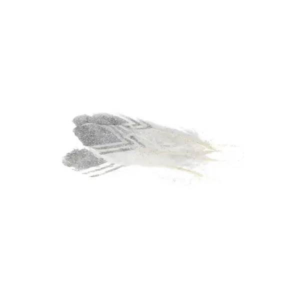 Pene albe cu sclipici pentru activitati crafts,18-20cm, 6 bucati set